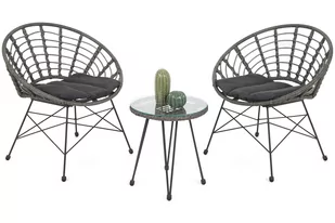 Meble ogrodowe technorattanowe Loreto Grey / Grey - Meble ogrodowe - miniaturka - grafika 1