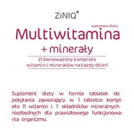 Stawy, mięśnie, kości - ZINIQ Multiwitamina + minerały, 60 tabletek - miniaturka - grafika 1