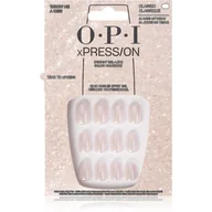 Sztuczne paznokcie i akcesoria - OPI xPRESS/ON, zestaw sztucznych paznokci, połyskująca biel - miniaturka - grafika 1