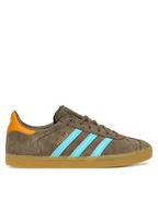 Buty dla dziewczynek - adidas Sneakersy Gazelle JR5942 Brązowy - miniaturka - grafika 1