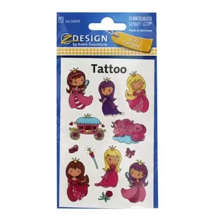 Tatuaże dla dzieci - Księżniczki - Zdesign - Zabawki kreatywne - miniaturka - grafika 1