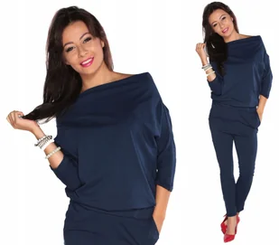 KOBIECY KOMBINEZON wysoka jakość granat M/38 - Kombinezony - miniaturka - grafika 1