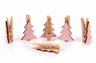 Ozdoby bożonarodzeniowe - Klipsy, Sweet Winter, choinki, 6 szt. - miniaturka - grafika 1