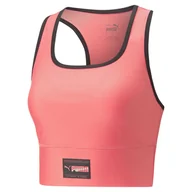 Biustonosze - Damski Stanik sportowy PUMA PUMA FIT EVERSCULPT SKIMMER TOP 52307763 – Pomarańczowy - miniaturka - grafika 1