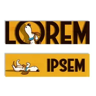 Zakładki do książek - Zakładka kartonowa - Lorem Ipsem - miniaturka - grafika 1