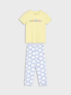 Sinsay - Piżama - żółty - Piżamy dla dziewczynek - miniaturka - grafika 1