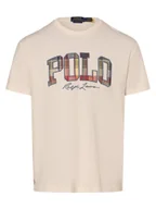 Koszulki męskie - Polo Ralph Lauren T-shirt - klasyczny krój Mężczyźni Bawełna biały jednolity, S - miniaturka - grafika 1