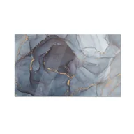 Deski do krojenia - Szklana deska kuchenna HOMEPRINT Czarno szare plamy 60x52 cm - miniaturka - grafika 1