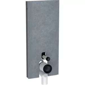 Geberit 131.033.00.5 Modu$79 sanitarny Monolith do WC stoj$80cego H114 imitacja betonu boki czarne - Przyciski spłukujące - miniaturka - grafika 1