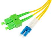 Pozostałe akcesoria sieciowe - PATCHCORD ŚWIATŁOWODOWY SM 1M DUPLEX 9/125, SC/APC-LC/UPC 3MM - Darmowa dostawa - Raty 0% - 38 sklepów w całej Polsce - miniaturka - grafika 1