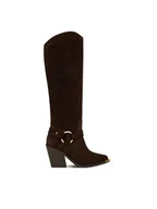 Kozaki damskie - Bronx Kozaki New-Kole 14384-OC Brązowy - miniaturka - grafika 1