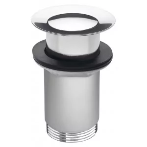 FERRO S283B-B Zawór spustowy bez przelewu, click-clack, 5/4", chrom - Korki do umywalek - miniaturka - grafika 1