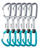 Sprzęt wspinaczkowy - Ekspresy wspinaczkowe Edelrid Pure Wire Set Sixpack - slate icemint - miniaturka - grafika 1