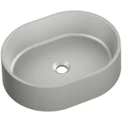 Umywalki - Axis Umywalka OLIB 48 nablatowa granitowa szara - miniaturka - grafika 1