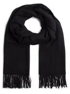 Apaszki i szaliki damskie - Pieces Szalik damski - PCNoah Kobiety czarny jednolity, ONE SIZE - miniaturka - grafika 1