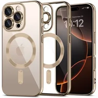 Etui i futerały do telefonów - Etui TECH-PROTECT MagFlex MagSafe do Apple iPhone 16 Pro Max Przezroczysto-złoty - miniaturka - grafika 1