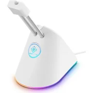 Akcesoria do komputerów stacjonarnych - Uchwyt DELTACO Mouse boungee GAM-044-W RGB - miniaturka - grafika 1