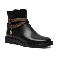 Botki damskie - Michael Kors Skórzane botki ABIGAIL - miniaturka - grafika 1