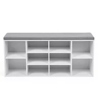 Szafki na buty - Szafka na buty ERGO hakano - SHOECABINET/WHITE/GREY/104X30X48CM - miniaturka - grafika 1