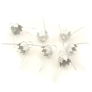 Aliga ZAWIESZKI DO STYROPIANU, srebrne 7 MM, 10 SZT, Aliga - Dekoratorstwo - miniaturka - grafika 1