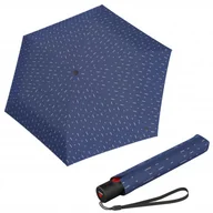 Parasole - KNIRPS U.200 RAIN BLUE - elegancki damski parasol w pełni automatyczny - miniaturka - grafika 1