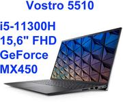 Laptopy - Dell Vostro 5510 i5-11300H 8GB 512SSD 15,6 FHD 1920x1080 matt GeForce MX450 Kam WiFi BT Win11p gw12mc N5111VN5510EMEA01_2201 - miniaturka - grafika 1