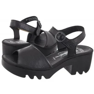 Sandały Tull Mousse Black/Black P501503000 (FL403-a) FLY London - Sandały damskie - miniaturka - grafika 1