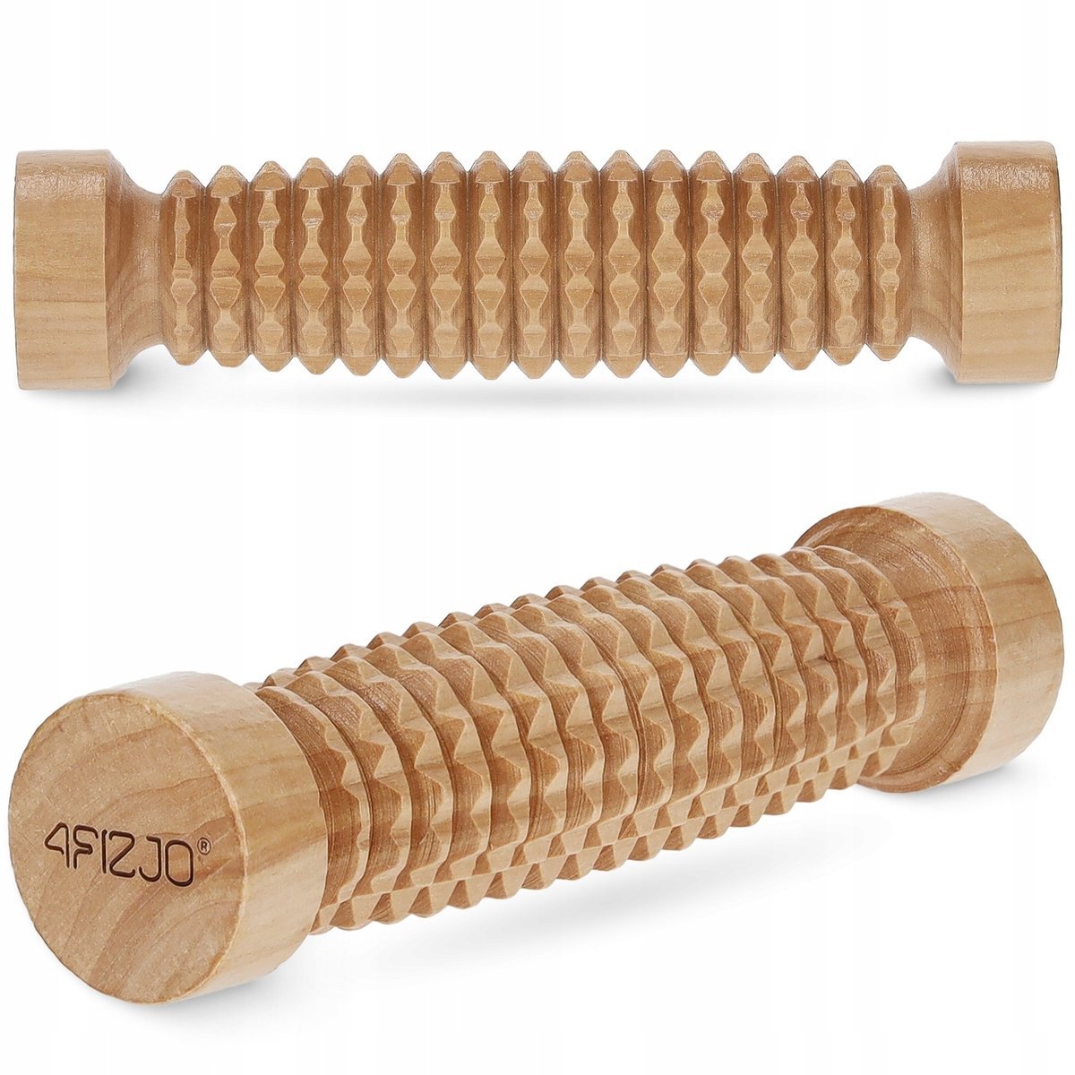 Drewniany roller do masażu stóp i dłoni WR04 4FIZJO