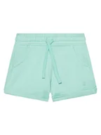 Spodenki damskie - United Colors Of Benetton Szorty sportowe 3J68C901C Zielony Regular Fit - miniaturka - grafika 1