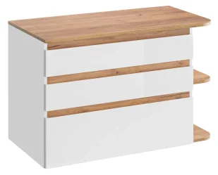 Wisząca szafka pod umywalkę nablatową z szufladami L7-E93 - Szafki łazienkowe Wisząca szafka pod umywalkę nablatową z szufladami L7-E93 - Szafki łazienkowe - miniaturka - grafika 1