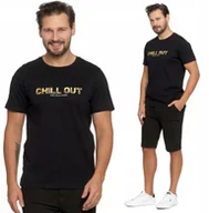 Koszulki męskie - T-Shirt Koszulka Męska 100% Bawełniana z Nadrukiem Krótki Rękaw MORAJ XL - miniaturka - grafika 1