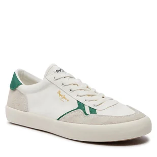 Sneakersy Pepe Jeans Travis Brit M PMS31038 Off White 803 - Półbuty męskie - miniaturka - grafika 1