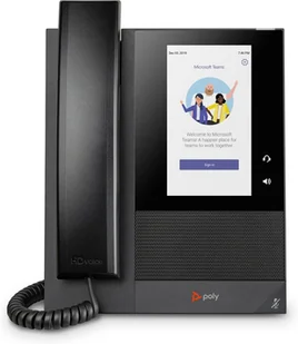 POLY Biznesowy telefon multimedialny CCX 400 do aplikacji Microsoft Teams, z obsługą PoE - Telefonia VoIP POLY Biznesowy telefon multimedialny CCX 400 do aplikacji Microsoft Teams, z obsługą PoE - Telefonia VoIP - miniaturka - grafika 1