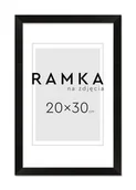 Ramki na zdjęcia - Ramka na zdjęcia 20x30 cm Czarna - miniaturka - grafika 1