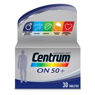 Centrum ON 50+ x 30 tabl - Witaminy i minerały - miniaturka - grafika 1