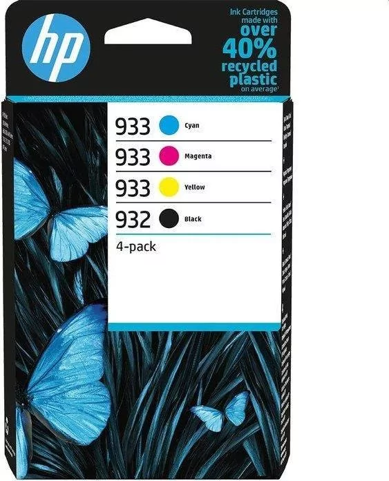 HP 932/933 6ZC71AE CMYK Black 4-Pack