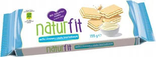 Wafle natur fit śmietankowe 155g bez cukru - Zdrowa żywność - miniaturka - grafika 1