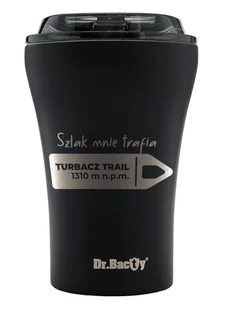 Kubek z grawerem Dr.Bacty Apollo  227 ml - Szlak mnie trafia- czarny - Kubki termiczne - miniaturka - grafika 1