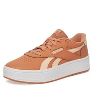 Sneakersy damskie - Sneakersy Reebok COURT ADVANCE SURGE 100234722 Brązowy - miniaturka - grafika 1