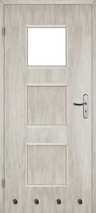 Skrzydło łazienkowe Sofia 90 lewe dąb srebrny - Drzwi wewnętrzne - miniaturka - grafika 1