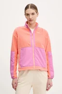 Bluzy damskie - Helly Hansen bluza sportowa Rig kolor pomarańczowy wzorzysta 54078 - miniaturka - grafika 1