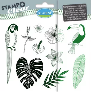 Stemple silikonowe, dżungla - Scrapbooking - miniaturka - grafika 1