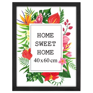 Ramka na zdjęcia 40x60 cm, drewniana w kolorze czarnym - Ramki na zdjęcia - miniaturka - grafika 1