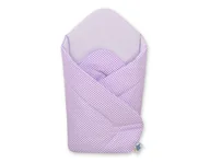 Rożki i beciki - Rożek Z Usztywnieniem- Miś Z Kokardką Fioletowy - miniaturka - grafika 1