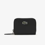 Portfele - Damski Portfel LACOSTE WALLET NF4193PO.000 – Czarny - miniaturka - grafika 1