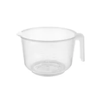 Miski i półmiski - Miska Capri do mieszania antypoślizgowa 2,5 l z uchwytem biały - miniaturka - grafika 1