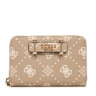 Portfele - Duży Portfel Damski Guess Silia Slg SWGP98 90140 Beżowy - miniaturka - grafika 1