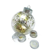 Bombki - Bombka przeźroczysta 8cm - miniaturka - grafika 1