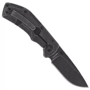 Nóż składany FoxEdge Pop Smoke G10 Black, Stone Washed PVD by Russ Kommer (FE-023) - Noże - miniaturka - grafika 3