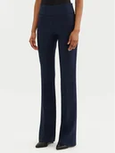 Spodnie damskie - Rinascimento Spodnie materiałowe CFC0122830003 Granatowy Regular Fit - miniaturka - grafika 1